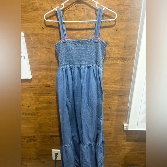 Indigo Rising Blue Sleeveless Maxi Dress - Picture 2 of 7